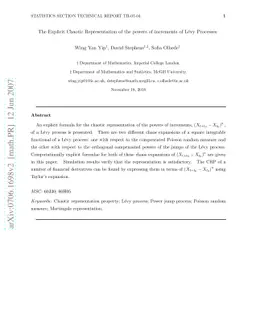The Explicit Chaotic Representation of the powers of increments of Levy
  Processes