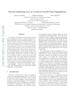 The Isoconditioning Loci of A Class of Closed-Chain Manipulators