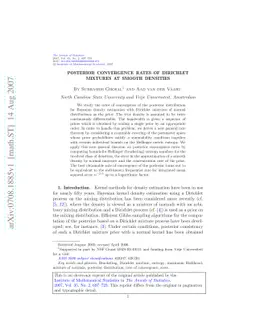 Posterior convergence rates of Dirichlet mixtures at smooth densities