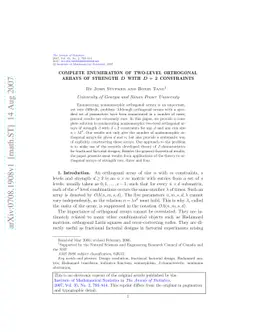 Complete enumeration of two-Level orthogonal arrays of strength $d$ with
  $d+2$ constraints