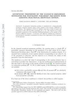 Asymptotic Properties of the Maximum Likelihood Estimator for Stochastic
  Parabolic Equations with Additive Fractional Brownian Motion