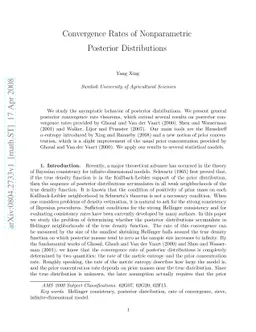 Convergence Rates of Nonparametric Posterior Distributions