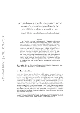 Grammatical Evolution with Restarts for Fast Fractal Generation