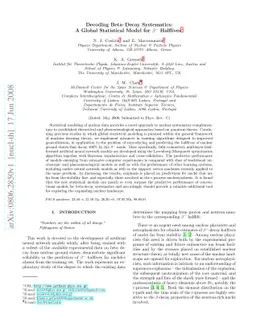 Decoding Beta-Decay Systematics: A Global Statistical Model for Beta^-
  Halflives