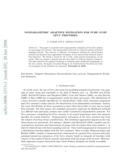 Nonparametric adaptive estimation for pure jump Lévy processes