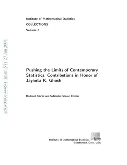 Pushing the Limits of Contemporary Statistics: Contributions in Honor of
  Jayanta K. Ghosh
