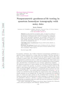 Nonparametric goodness-of fit testing in quantum homodyne tomography
  with noisy data