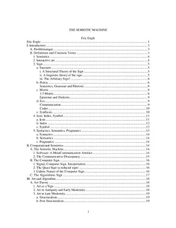 The Semiotic Machine