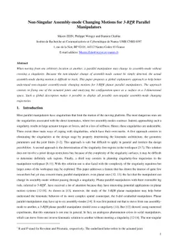 Non-Singular Assembly-mode Changing Motions for 3-RPR Parallel
  Manipulators