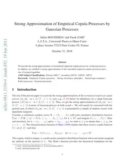 Strong Approximation of Empirical Copula Processes by Gaussian Processes