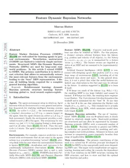 Feature Dynamic Bayesian Networks