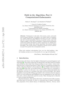 Faith in the Algorithm, Part 2: Computational Eudaemonics