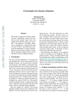 Frustratingly Easy Domain Adaptation