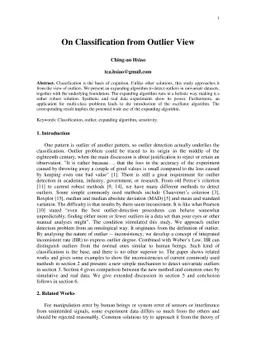 On Classification from Outlier View