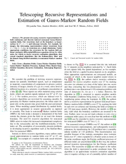 Telescoping Recursive Representations and Estimation of Gauss-Markov
  Random Fields