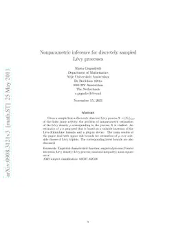 Nonparametric inference for discretely sampled Lévy processes