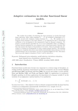 Adaptive estimation in circular functional linear models