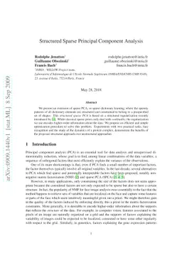 Structured Sparse Principal Component Analysis