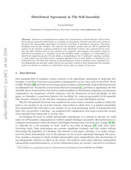 Distributed Agreement in Tile Self-Assembly