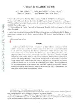 Outliers in INAR(1) models