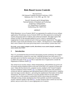 Role-Based Access Controls