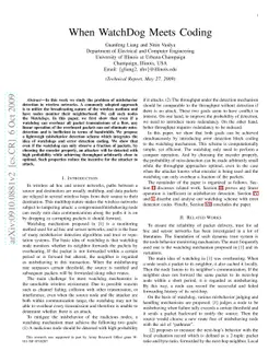 When Watchdog Meets Coding