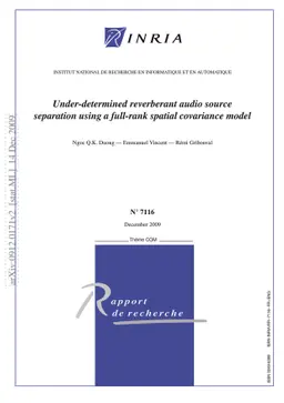 Under-determined reverberant audio source separation using a full-rank
  spatial covariance model