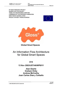An Information Flow Architecture for Global Smart Spaces