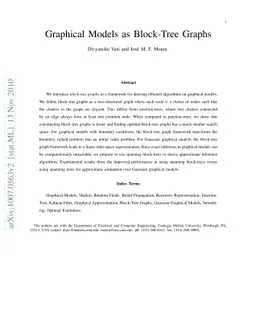 Graphical Models as Block-Tree Graphs