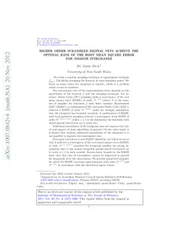 Higher order scrambled digital nets achieve the optimal rate of the root
  mean square error for smooth integrands