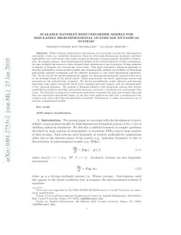 Scalable Bayesian reduced-order models for high-dimensional multiscale
  dynamical systems