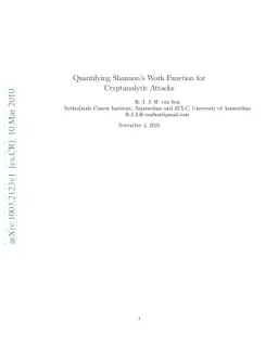 Quantifying Shannon's Work Function for Cryptanalytic Attacks