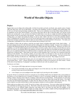 World of Movable Objects. Part 2