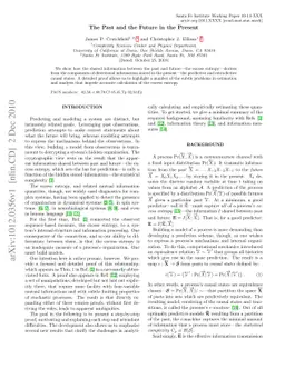 The Past and the Future in the Present