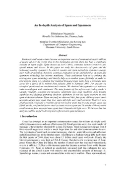 An In-depth Analysis of Spam and Spammers