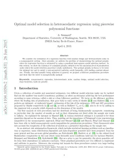 The Slope Heuristics in Heteroscedastic Regression