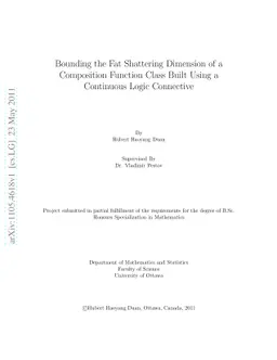 Bounding the Fat Shattering Dimension of a Composition Function Class
  Built Using a Continuous Logic Connective