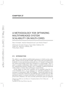 A Methodology for Optimizing Multithreaded System Scalability on
  Multi-cores