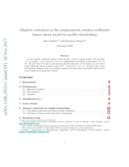 Adaptive estimation in the nonparametric random coefficients binary
  choice model by needlet thresholding