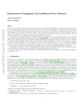 Expectation-Propagation for Likelihood-Free Inference