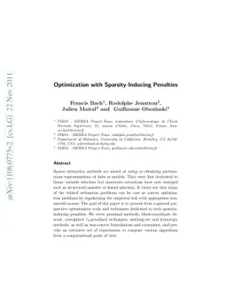 Optimization with Sparsity-Inducing Penalties