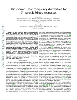 The $k$-error linear complexity distribution for $2^n$-periodic binary
  sequences