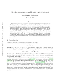 Bayesian nonparametric multivariate convex regression