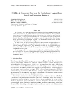 CIXL2: A Crossover Operator for Evolutionary Algorithms Based on
  Population Features