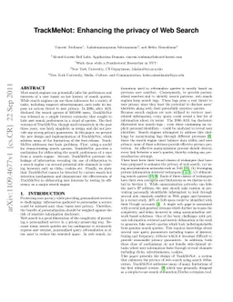 TrackMeNot: Enhancing the privacy of Web Search