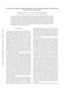 Deriving the number of jobs in proximity services from the number of
  inhabitants in French rural municipalities