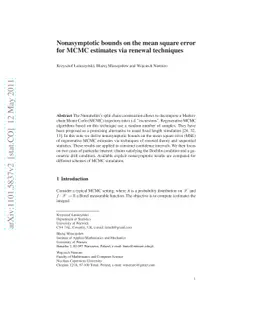 Nonasymptotic bounds on the mean square error for MCMC estimates via
  renewal techniques