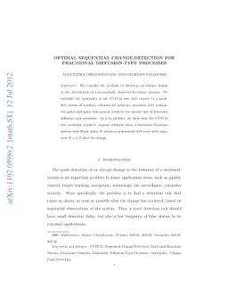 Optimal sequential change-detection for fractional diffusion-type
  processes