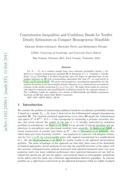 Concentration Inequalities and Confidence Bands for Needlet Density
  Estimators on Compact Homogeneous Manifolds