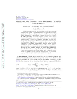 Estimating and understanding exponential random graph models